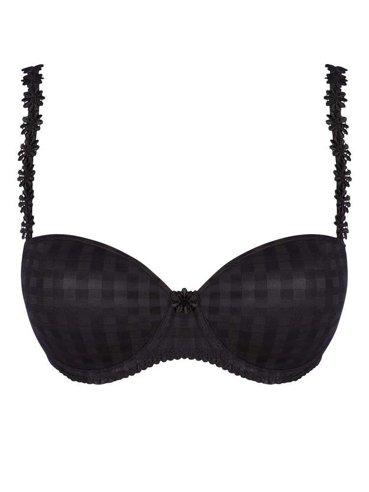 Avero Padded Balcony Bra - Black
