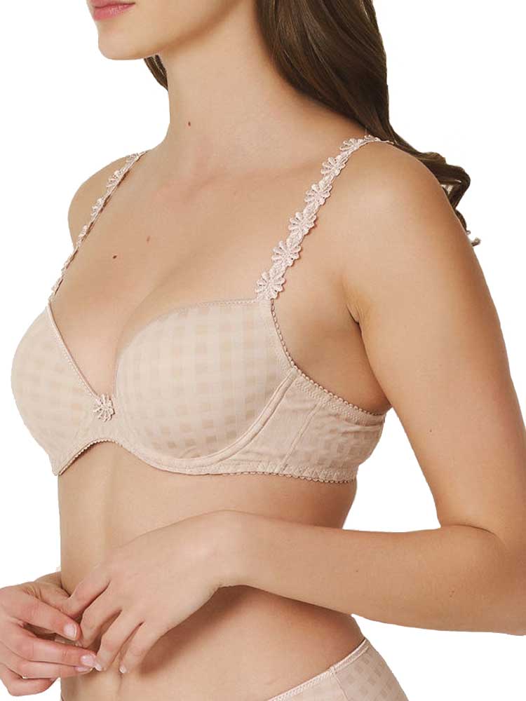 Avero Round Shape Balcony Bra Beige 