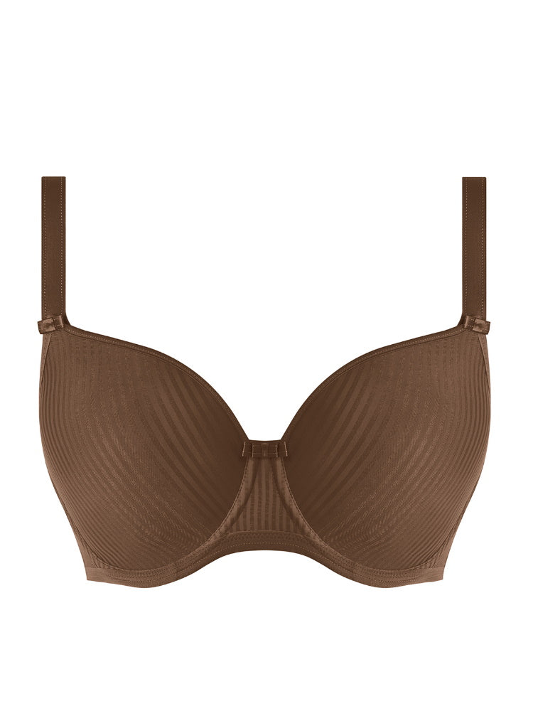 Idol Moulded Balcony Bra - Coffee Roast