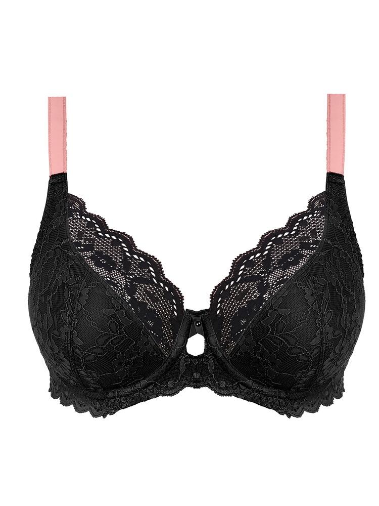 Offbeat Plunge Bra - Black