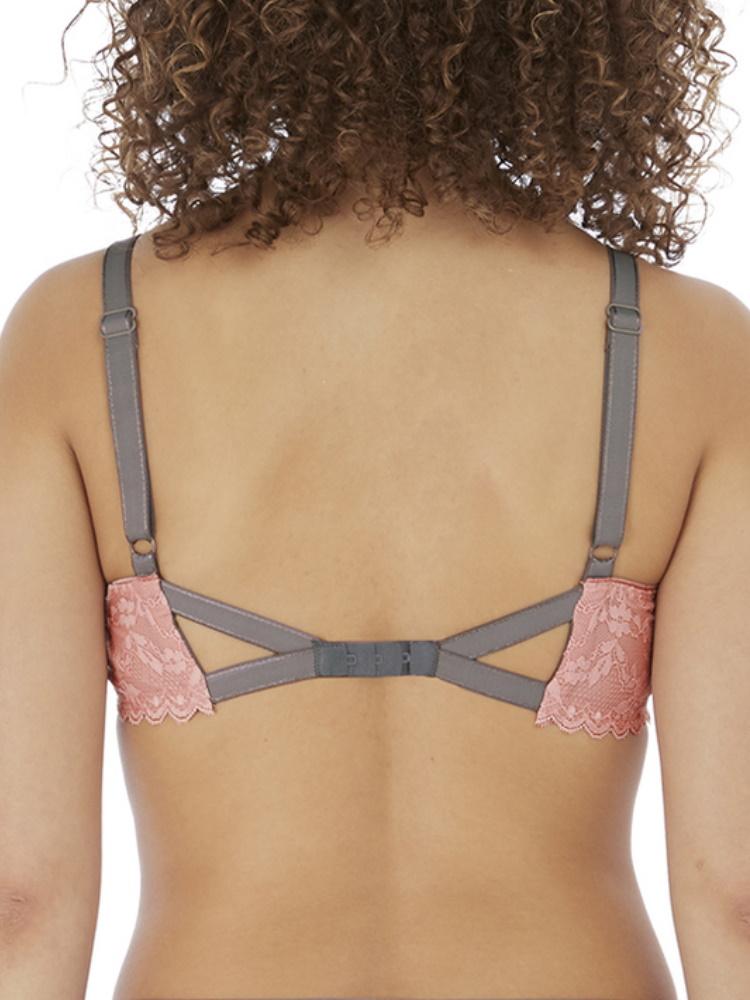 Offbeat Plunge Bra - Rosehip