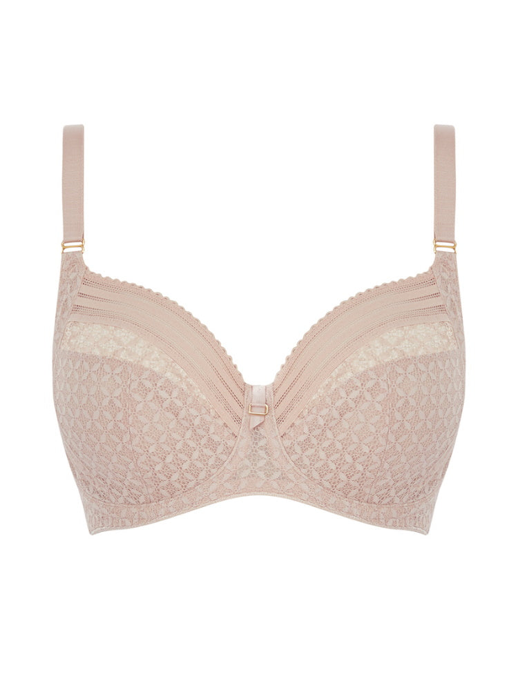Beige Full Cup Side Support Bra