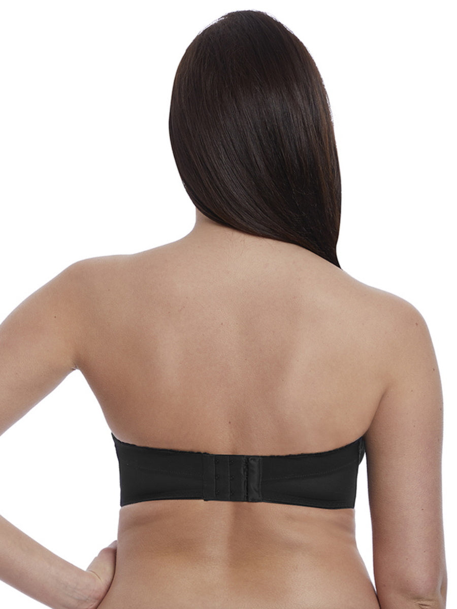 Black Underwired Moulded Strapless Bra 