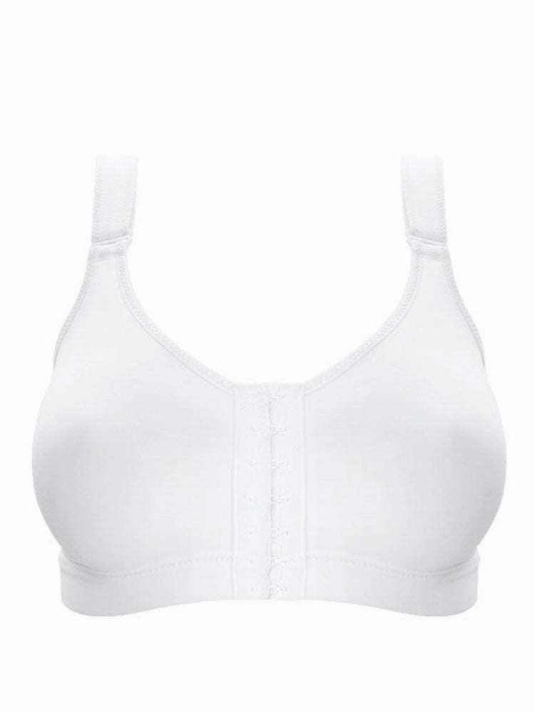 white non wired sports bra