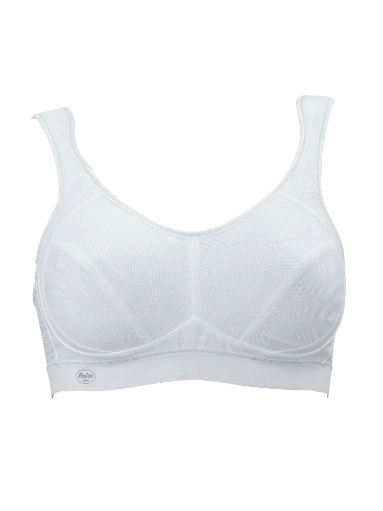 white non wired sports bra