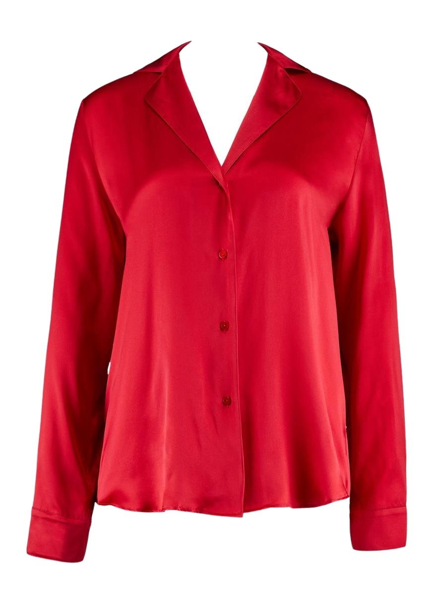 aubade toi mon amour silk blouse rouge passion