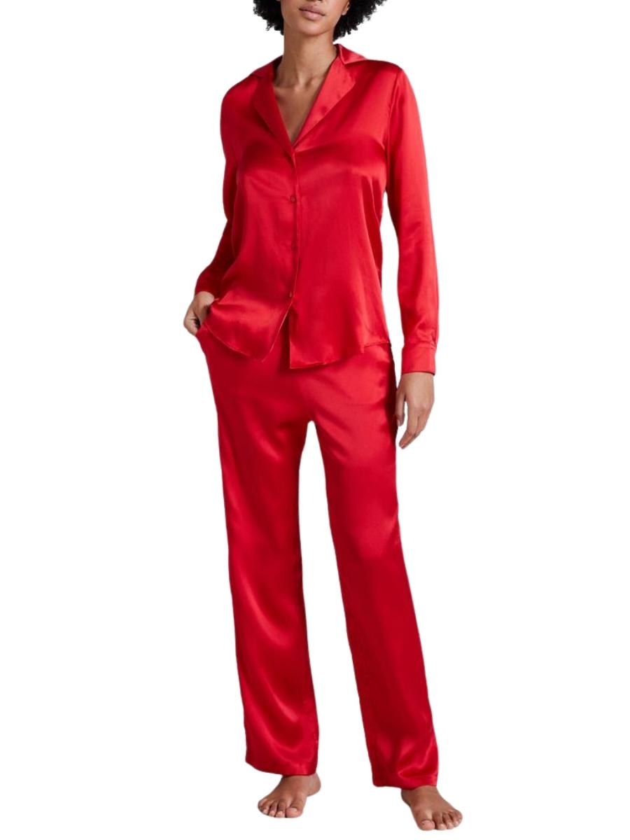aubade toi mon amour silk blouse rouge passion