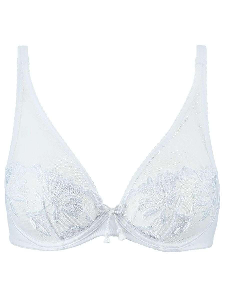 aubade lovessence underwired triangle bra blanc