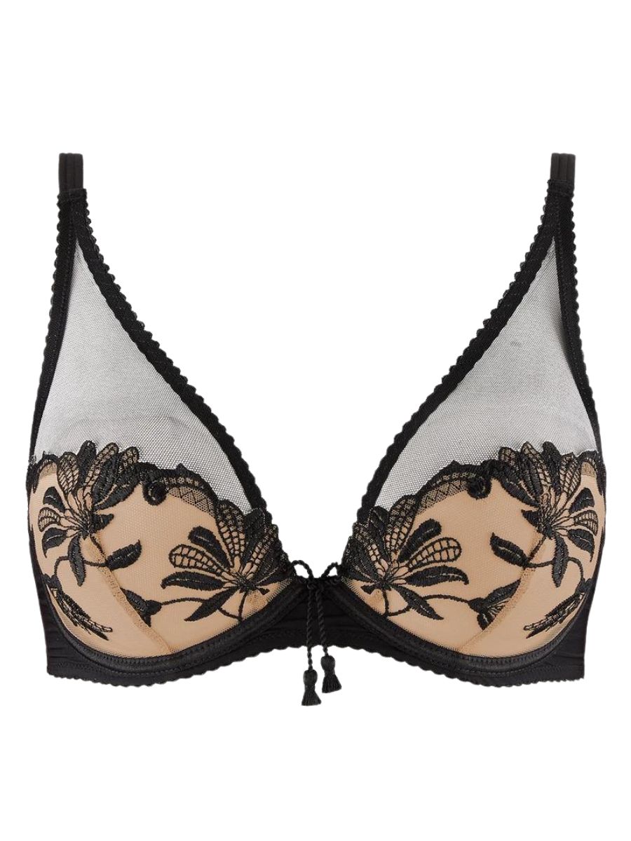 aubade Lovessence Underwired Triangle Bra Noir