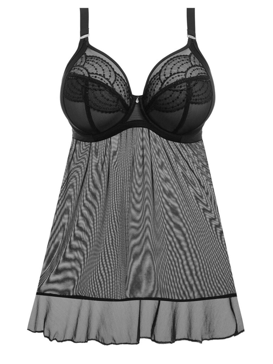 elomi priya babydoll black