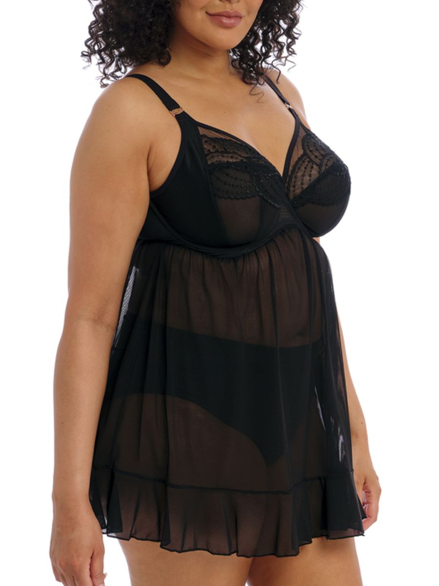 elomi priya babydoll black