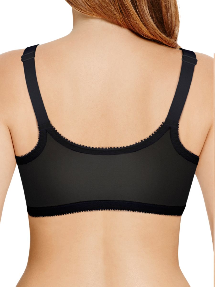 berlei classic full cup front fastening bra black