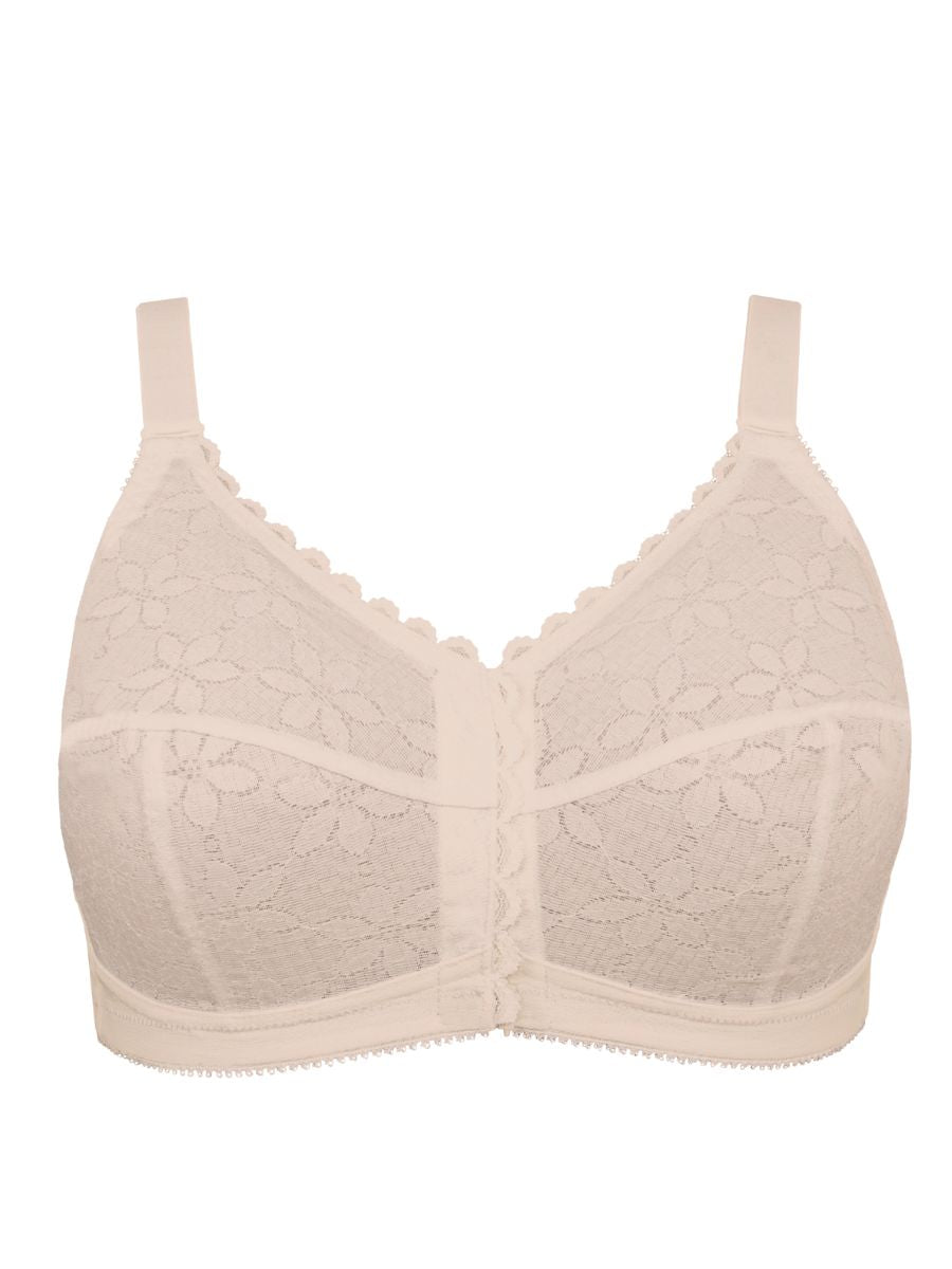 berlei classic full cup front fastening bra nude