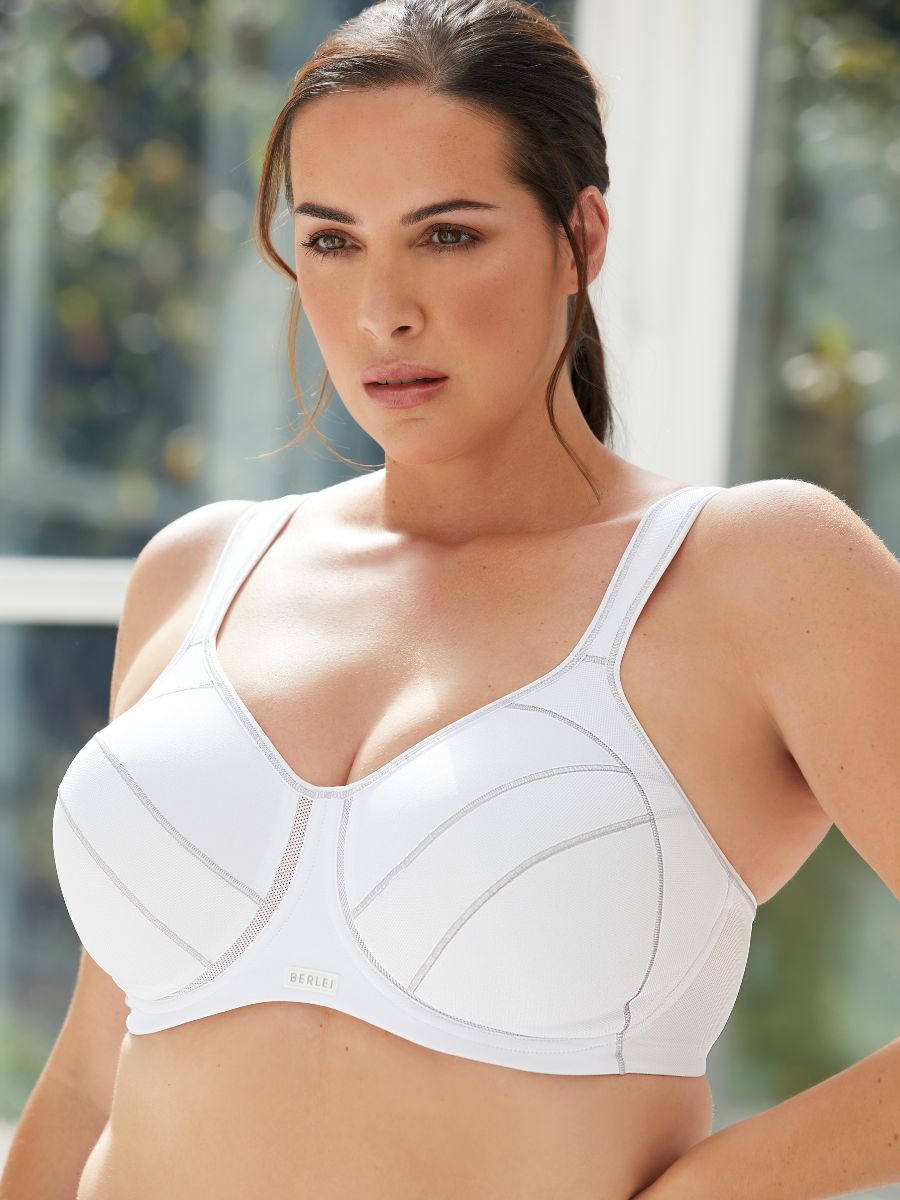berlei full support wired sports bra white