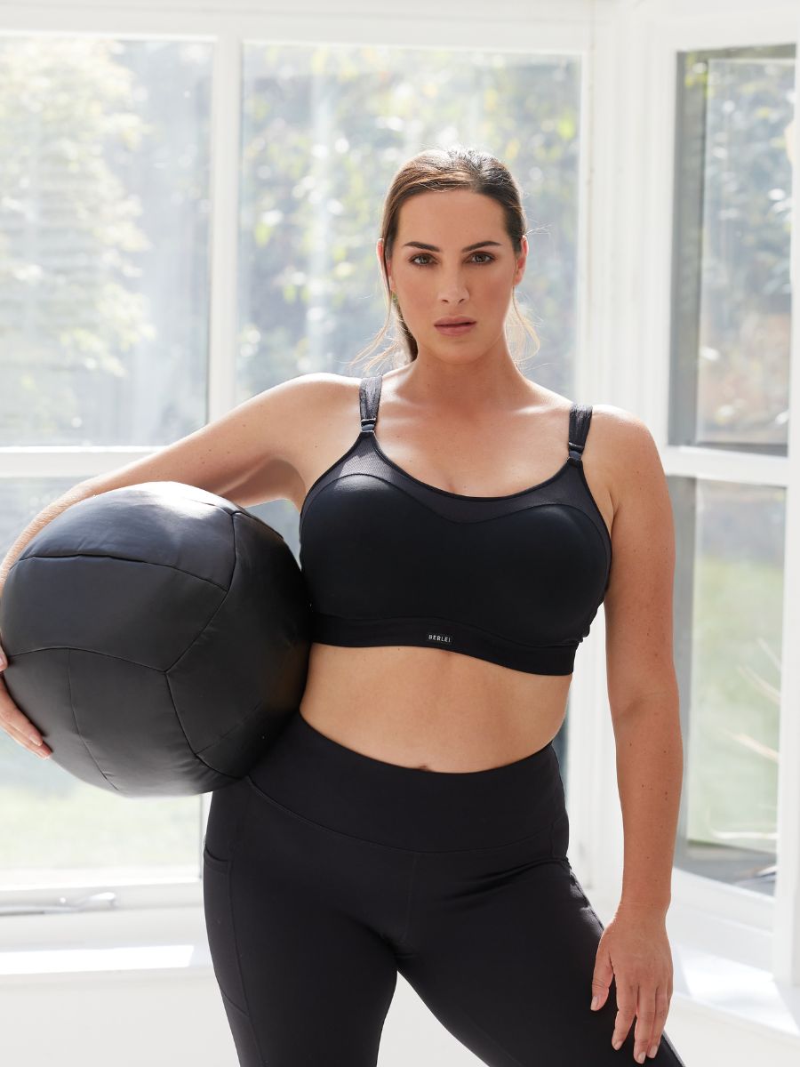 berlei ultimate performance crop top black