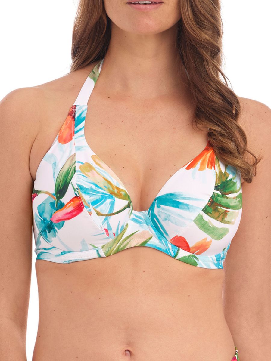 fantasie kiawah island halter bikini top aquamarine