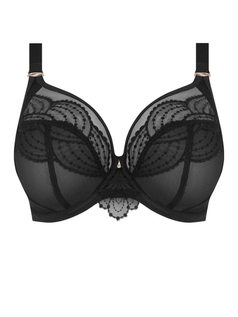 elomi priya plunge bra black