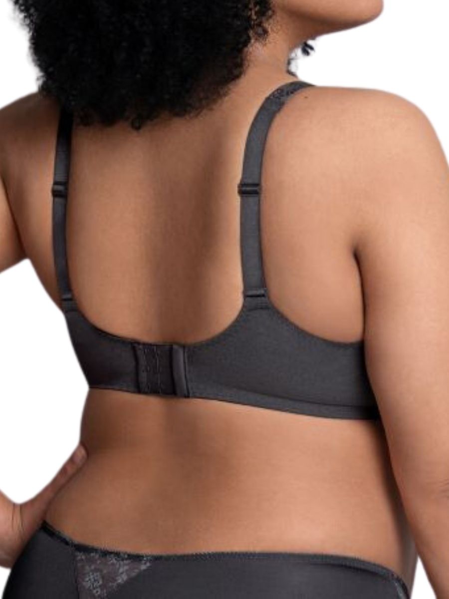 rosa faia underwired bra anthracite