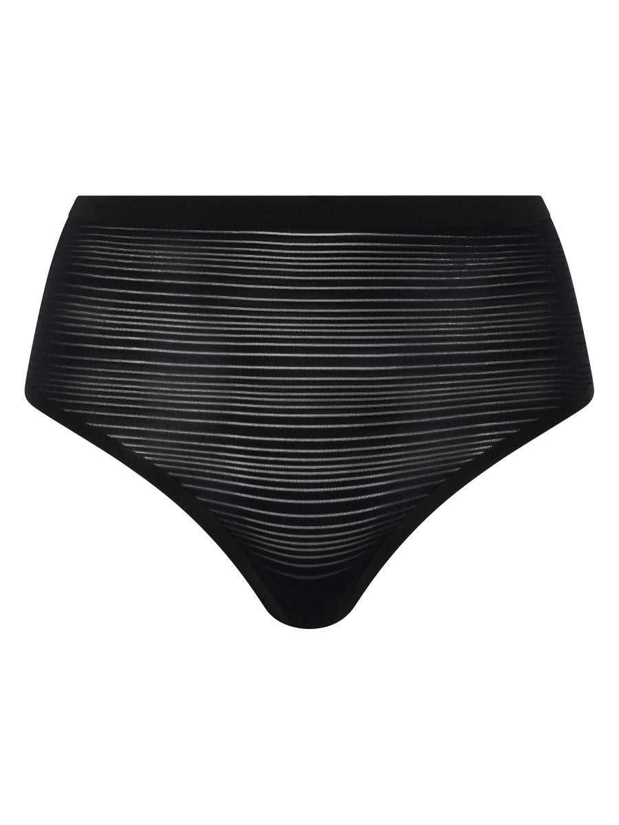 chantelle softstretch stripes high waist thong