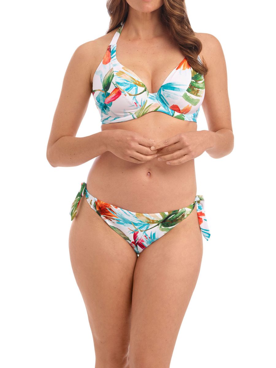 fantasie kiawah island tie side bikini brief aquamarine