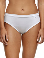 White High Leg Brief