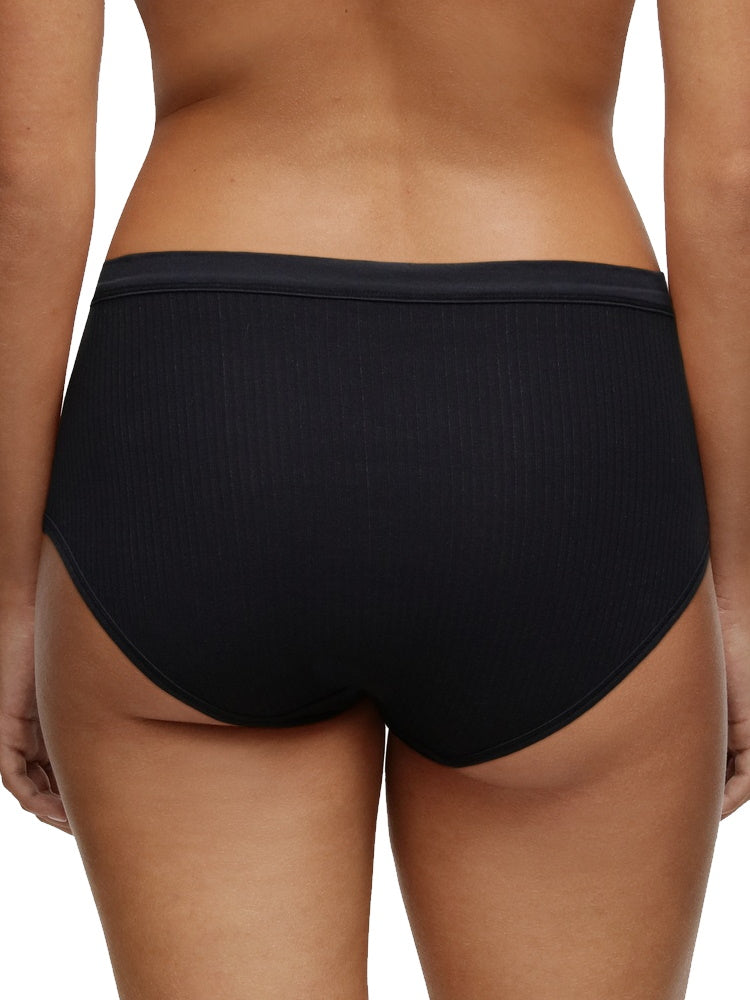 Black High Waist Brief