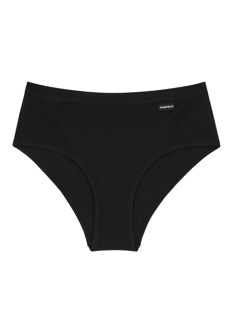 Black High Waist Brief