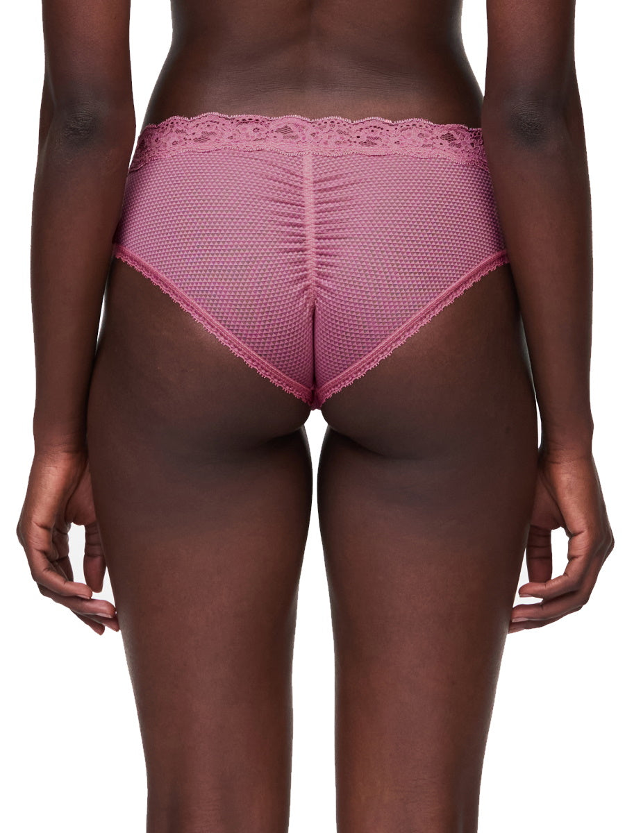 Pink Mid Rise Short Knickers