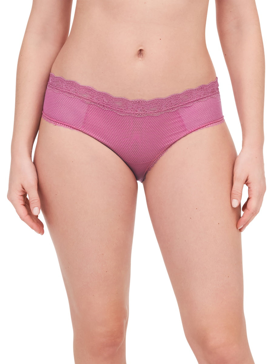 Pink Mid Rise Short Knickers