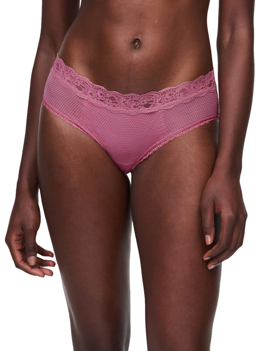 Pink Mid Rise Short Knickers
