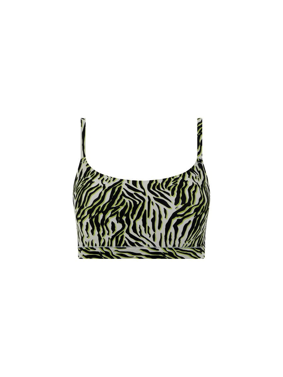 SoftStretch Bralette - Multicolour Zebra Print