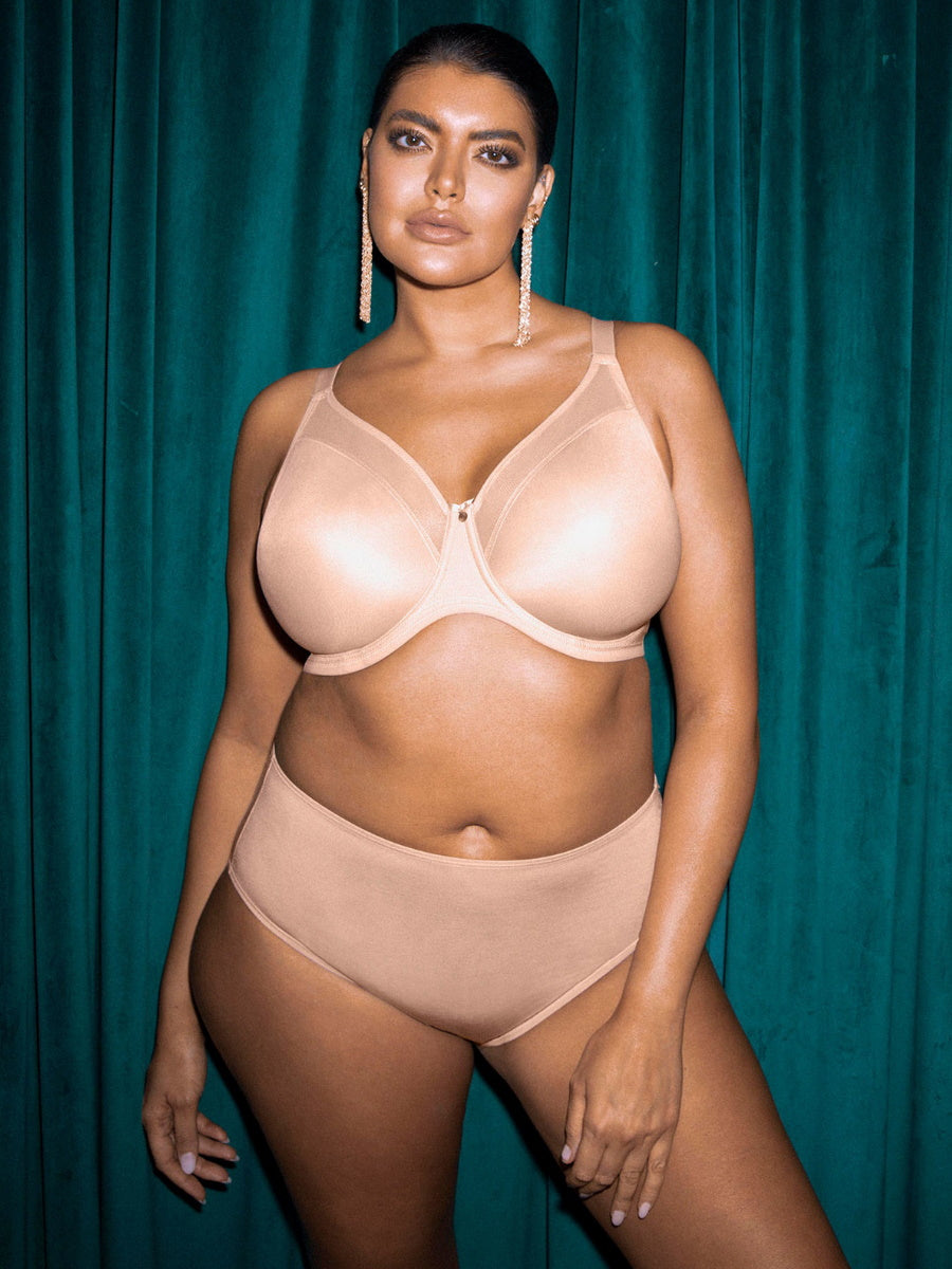 Beige Moulded T-Shirt Bra 