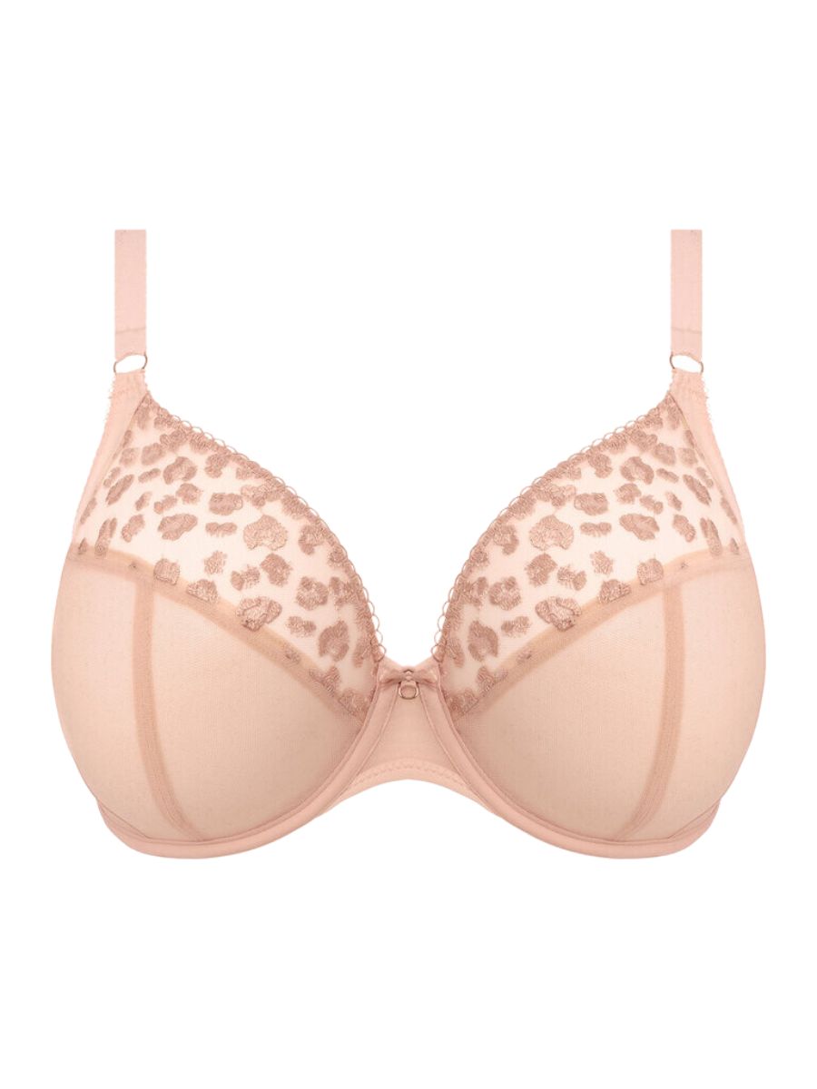 Elomi Namrah Bandless Plunge Bra Pale Blush BraForMe