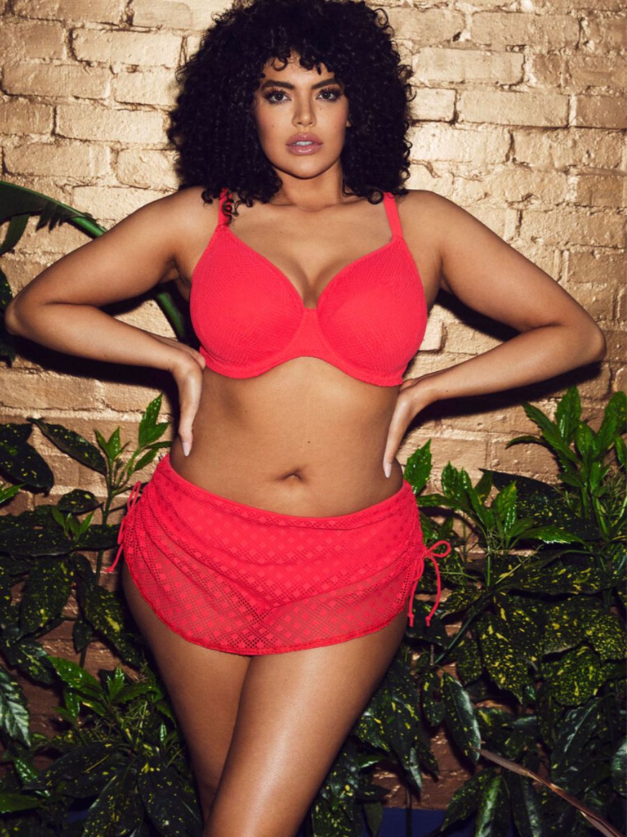 elomi bazaruto skirted bikini brief