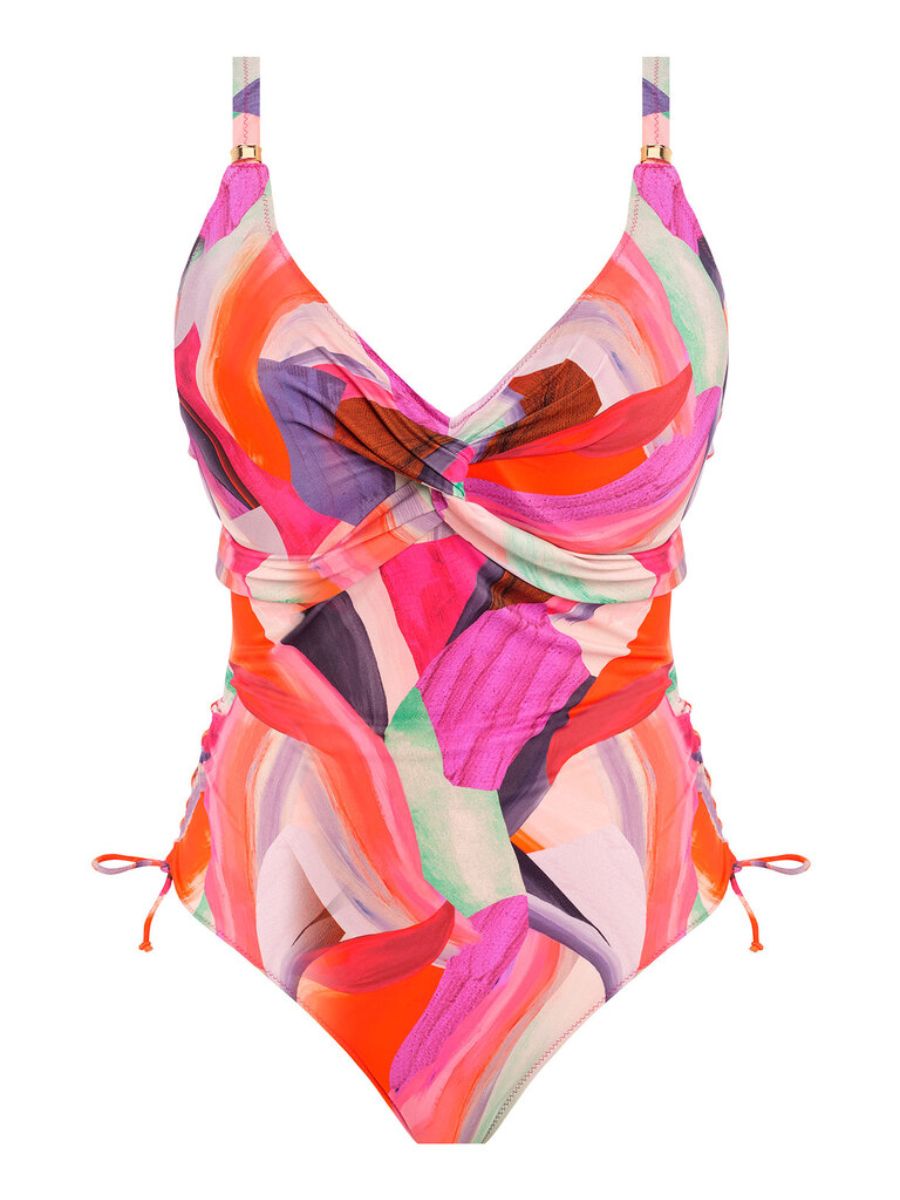 fantasie aguada beach twist front swimsuit sunrise