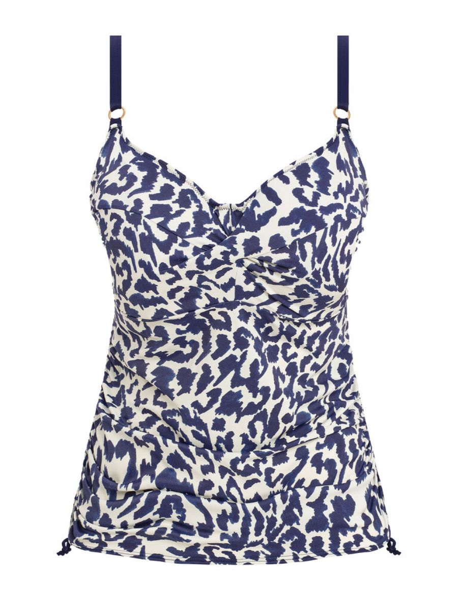 fantasie hope bay twist front tankini french navy