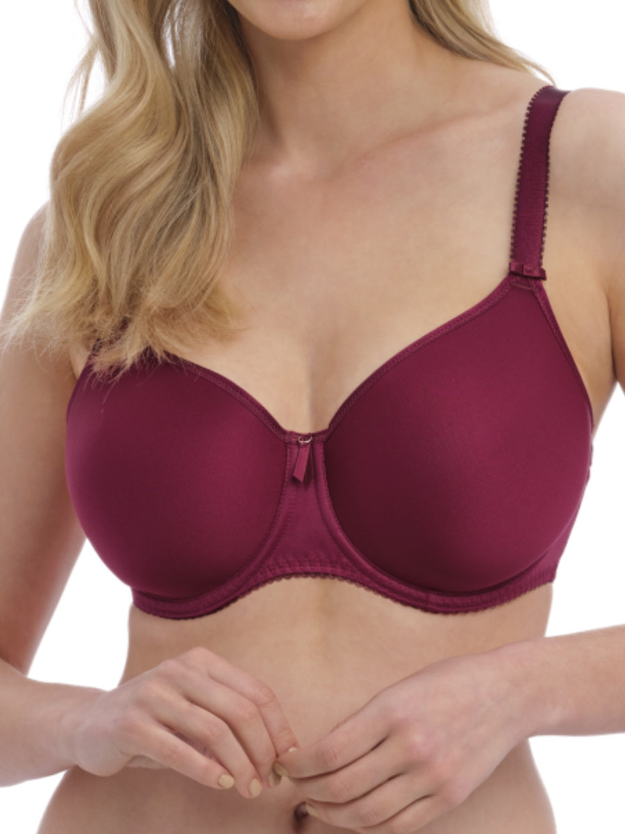 Purple Moulded Spacer Underwired Bra