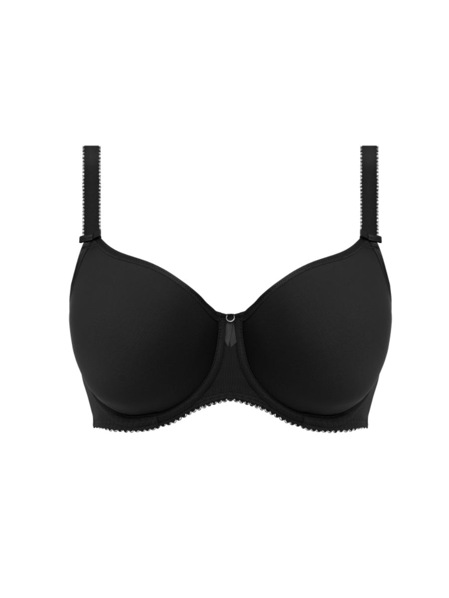 Black Moulded Spacer Underwired Bra
