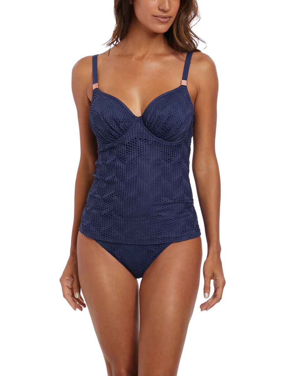 Marseille Bardot Gathered Full Cup Tankini 