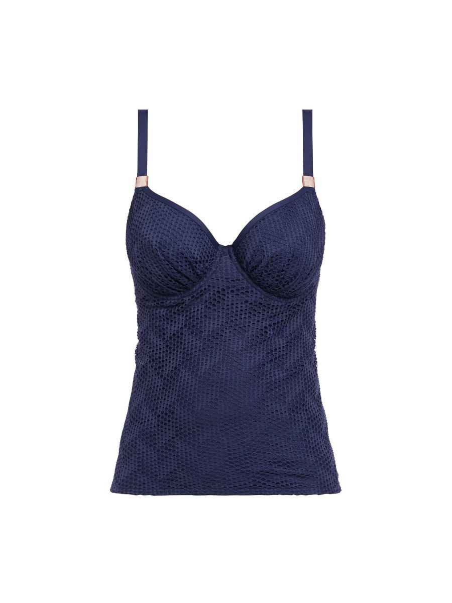 Marseille Bardot Gathered Full Cup Tankini 
