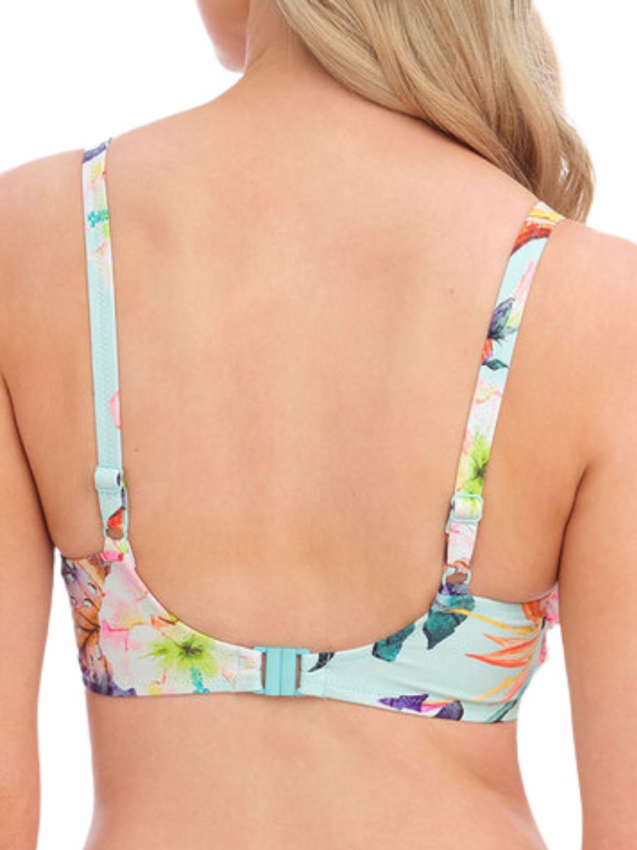 fantasie paradiso gathered full cup bikini top soft mint