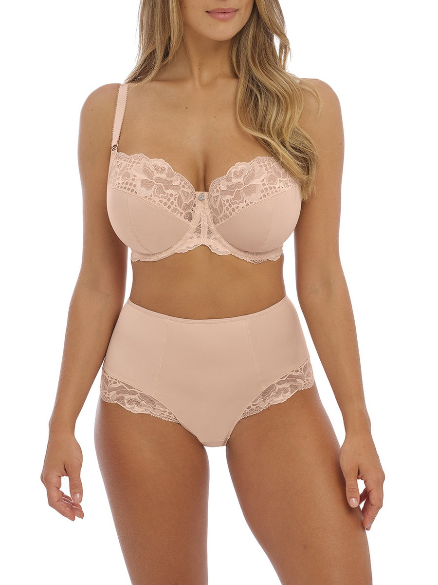 Beige Side Support Bra