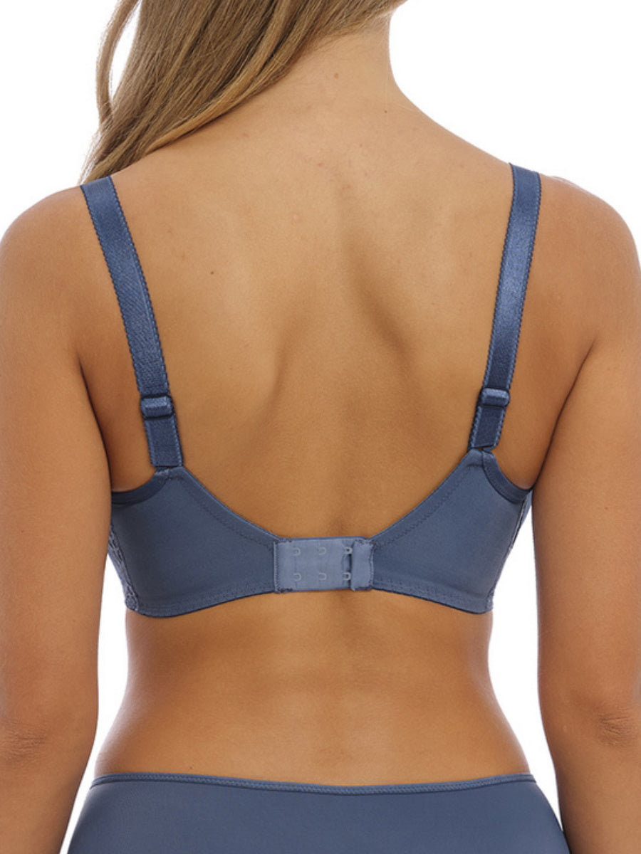 Blue Moulded Spacer Bra