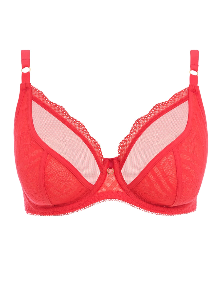 freya freya fatale plunge bra chilli red