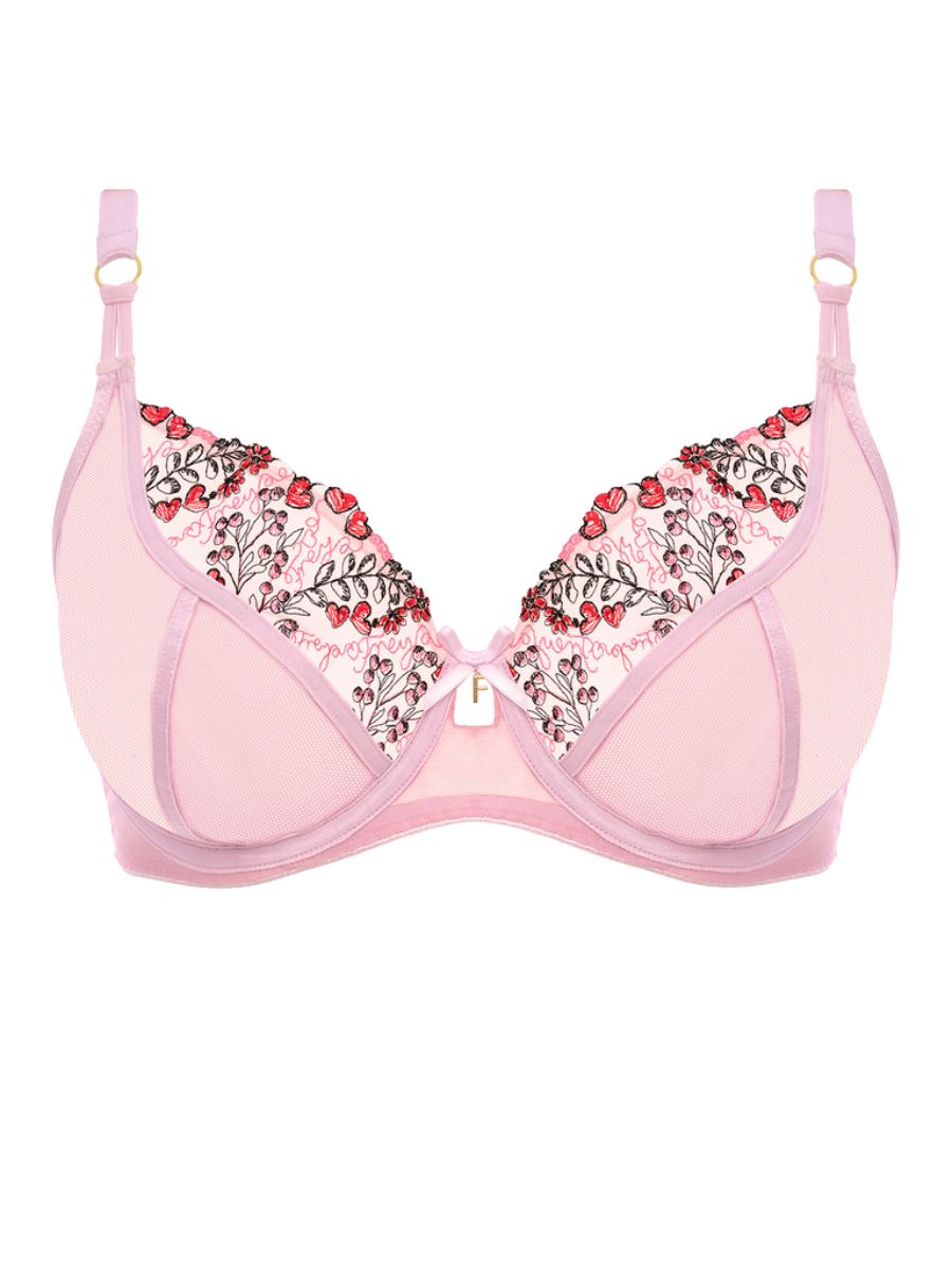 freya show off plunge bra macaron