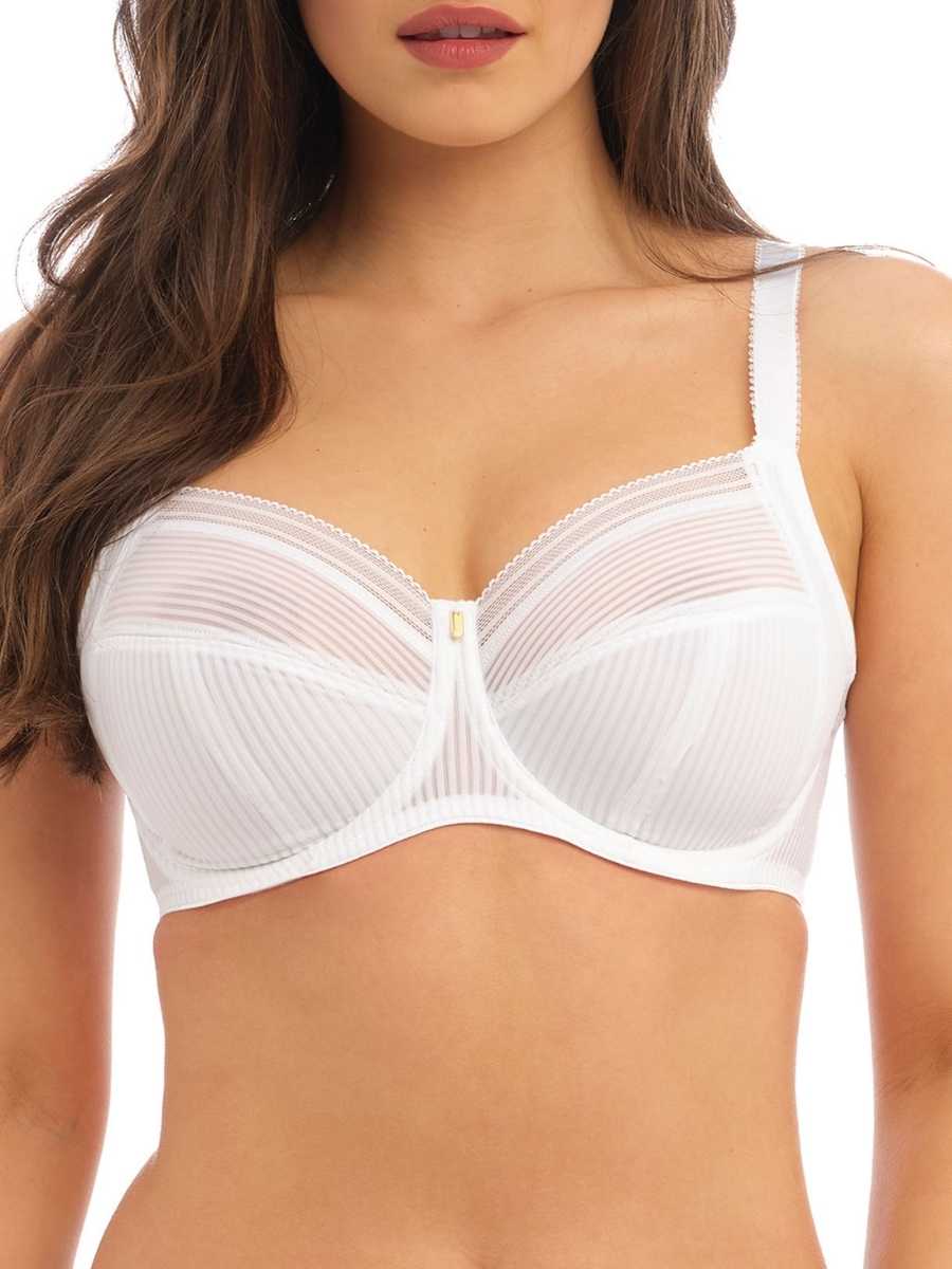 Fusion Full Cup Side Support Bra - White