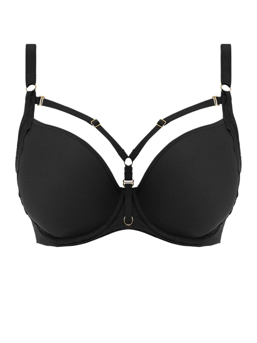 freya temptress t shirt bra black