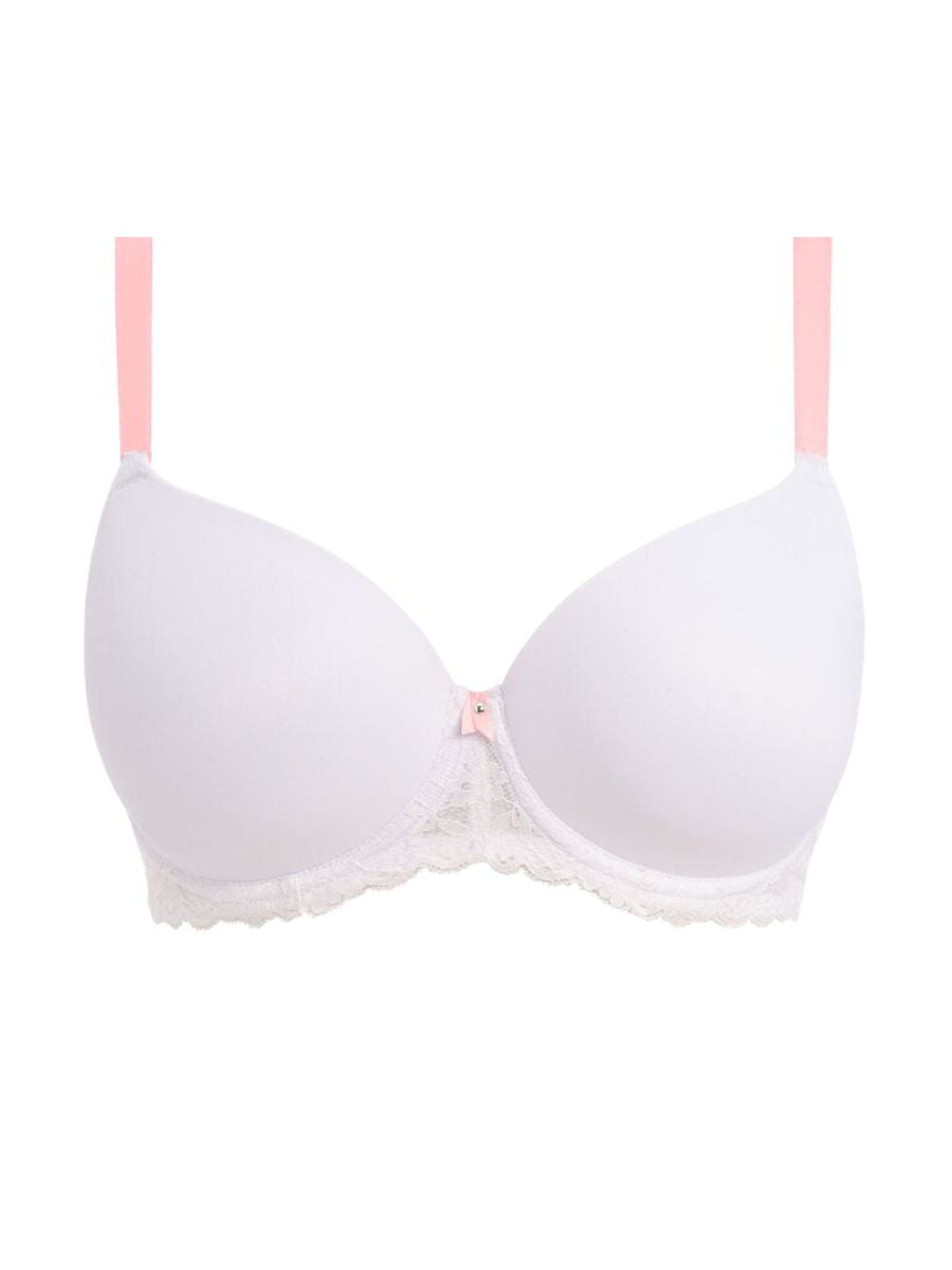 freya offbeat moulded demi t-shirt bra white