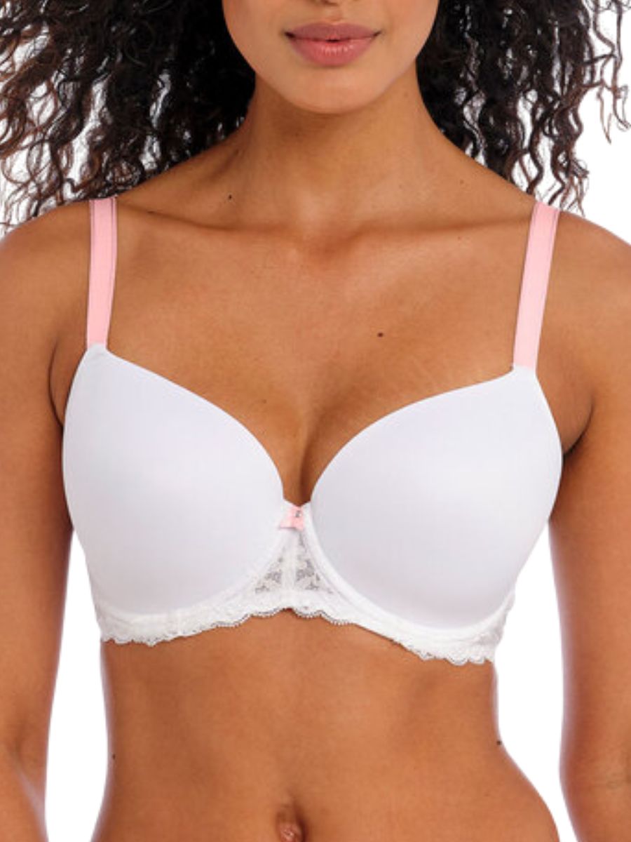 freya offbeat moulded demi t-shirt bra white