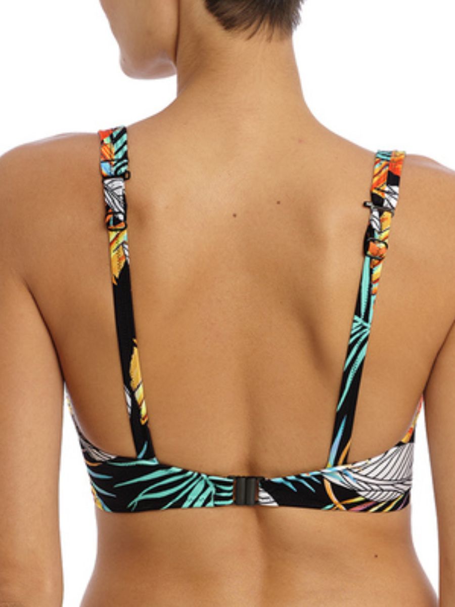 freya samba nights high apex bikini top multi